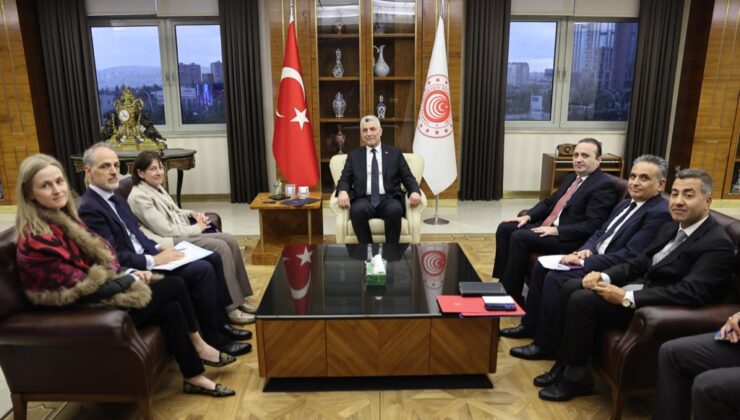 Ticaret Bakanı Ömer Bolat, İspanya’nın Ankara Büyükelçisi Cristina Latorre Sancho’yu Kabul Etti