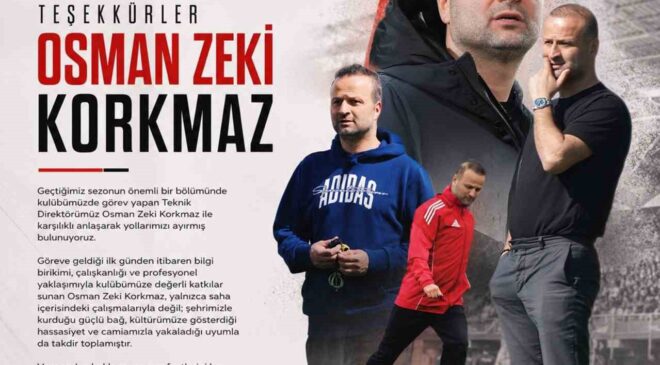 Vanspor, Osman Zeki Korkmaz ile yollarını ayırdı