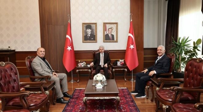 Sakarya’da Önemli Ziyaret: Beyribey ve Bututaki’den Vali Doğan’a Ziyaret