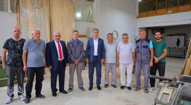 Bayburt Valisi Mustafa Eldivan 21 Şubat Sanayi Sitesi Esnafıyla Buluştu